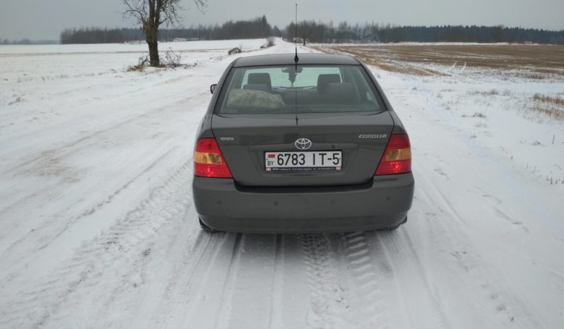 Toyota Corolla 2002 полный