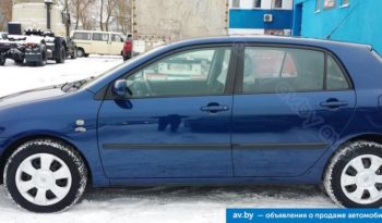 Toyota Corolla 2003 полный