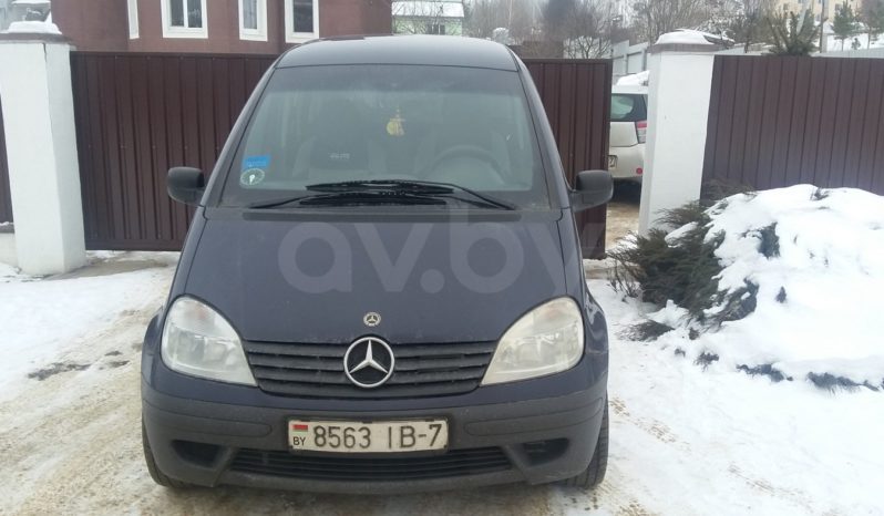 Mercedes Vaneo 2002 полный