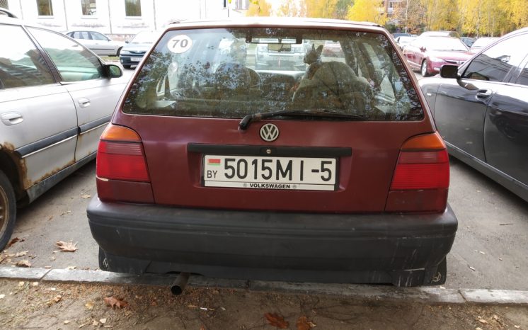 Volkswagen Golf 3 1993 полный
