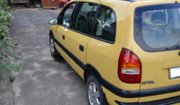 Opel Zafira 2001 полный