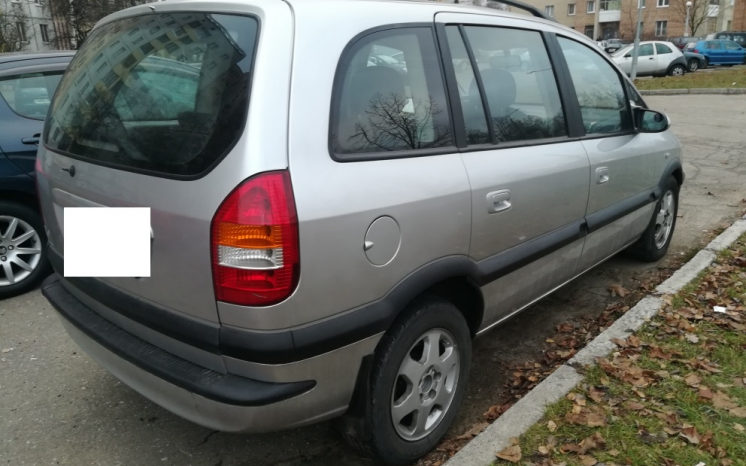 Opel Zafira 2002 полный